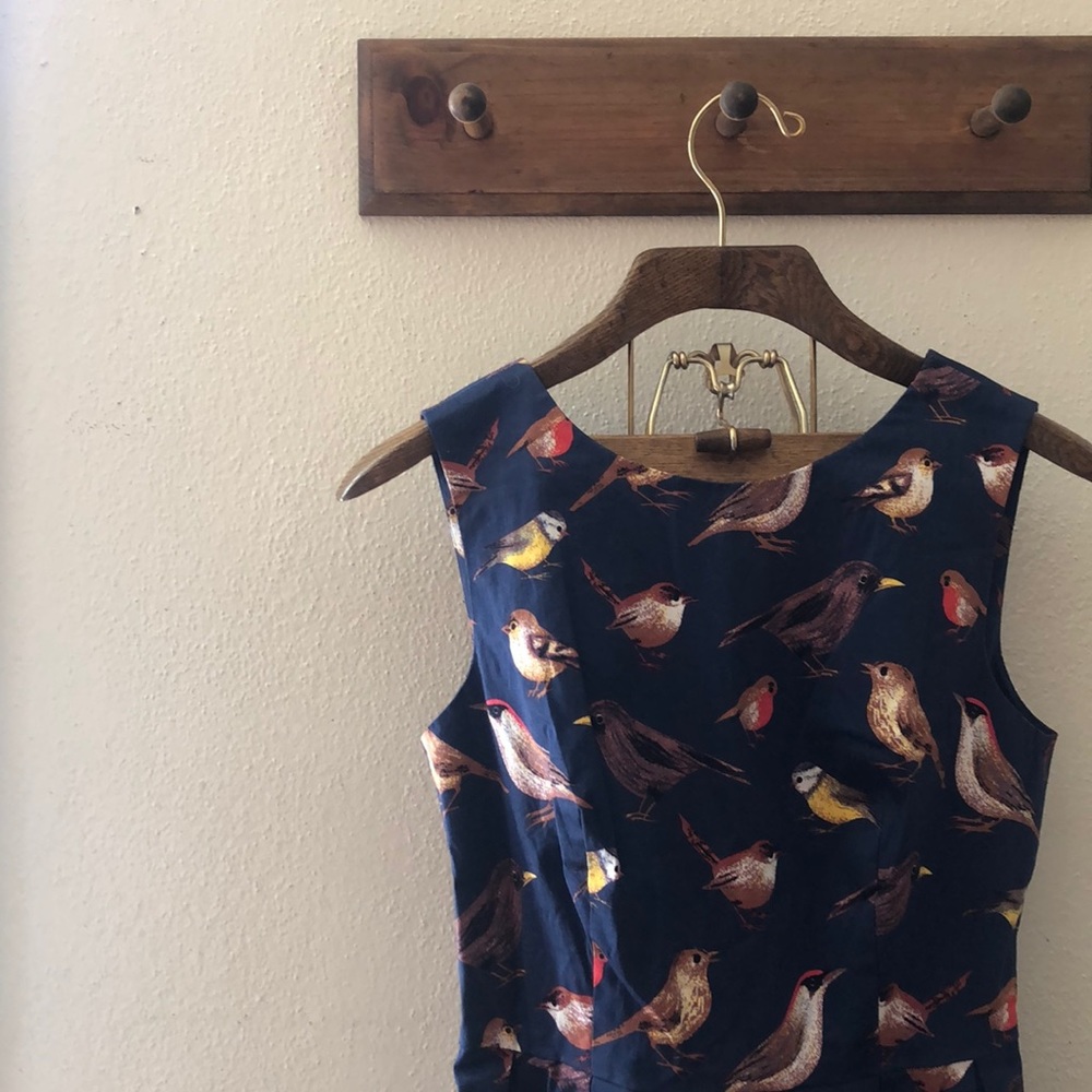1950s Bird Dress